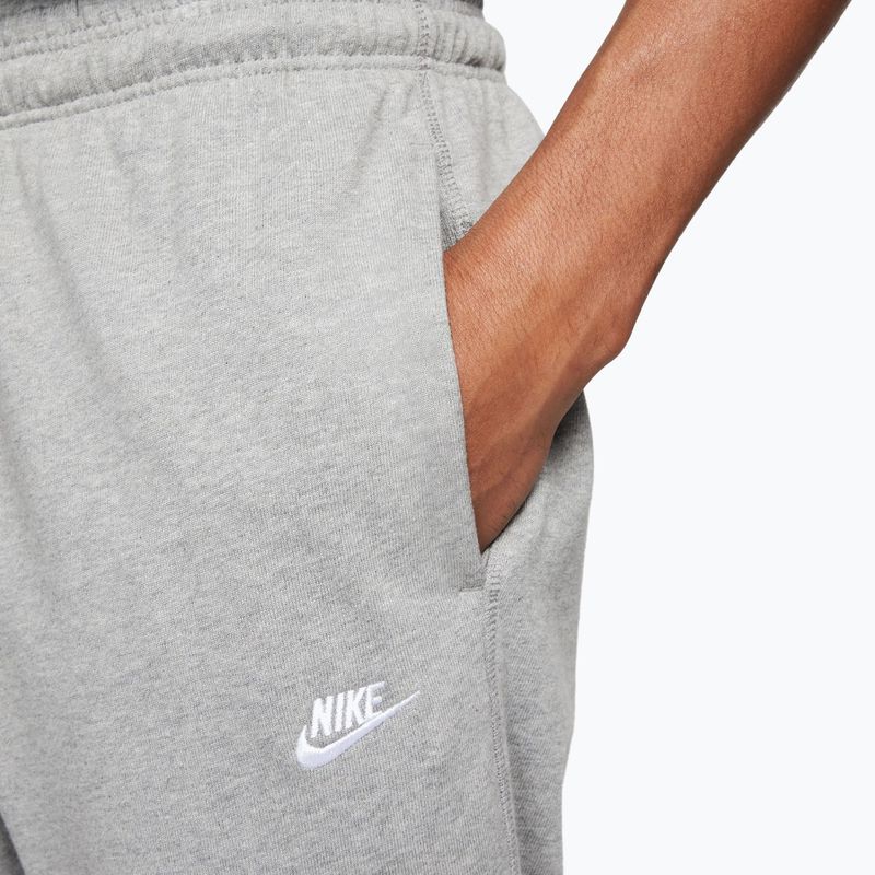 Pánské tepláky Nike Club Knit Jogger dark grey heather/white 4