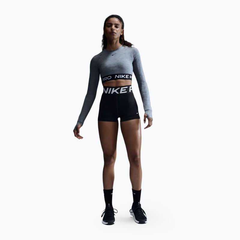Dámské tréninkové tričko s dlouhým rukávem Nike Pro 365 Dri-Fit smoke grey/heather 2