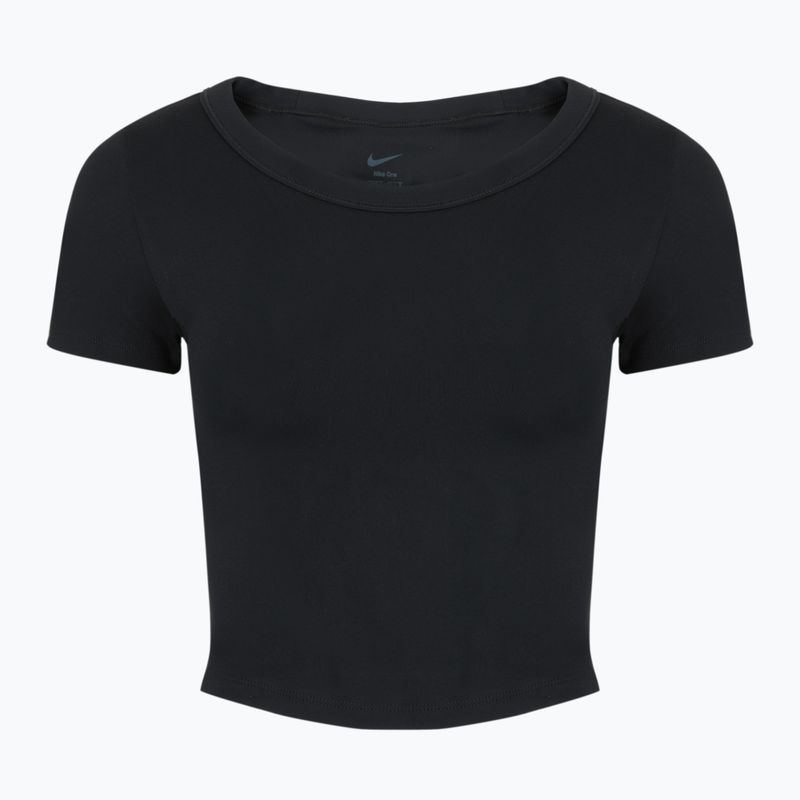 Dámské tréninkové tričko Nike One Fitted Dri-Fit Cropped Top black 7