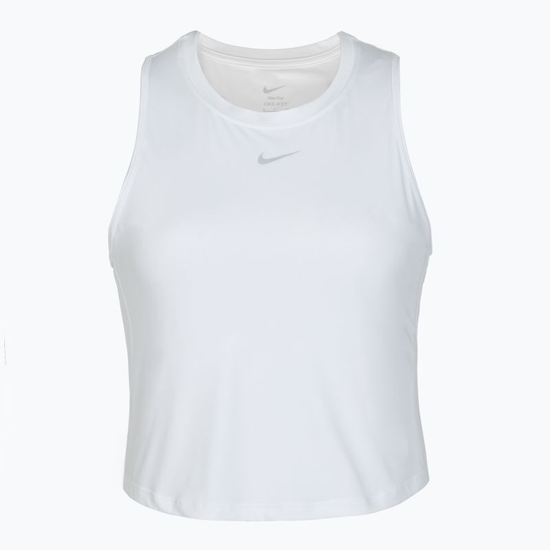 Dámské tréninkové tričko Nike One Classic Dri-Fit Cropped Tank white 6