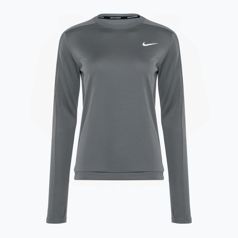 Dámské běžecké tričko s dlouhým rukávem Nike Dri-Fit Crew-Neck smoke grey