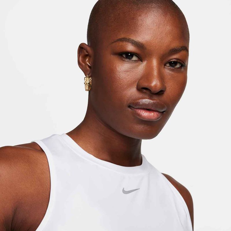 Dámské tréninkové tričko Nike One Classic Dri-Fit Cropped Tank white 4