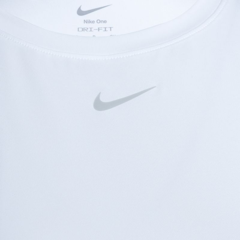 Dámské tréninkové tílko Nike One Classic Dri-Fit bílá/černá 3