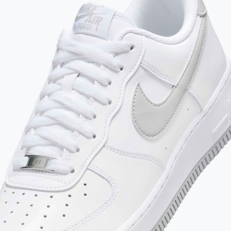 Pánské boty Nike Air Force 1 '07 white/white/light smoke grey 8