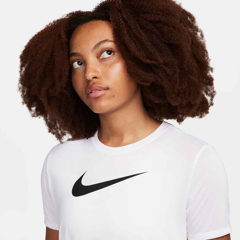 Dámské tréninkové tričko Nike Dri-Fit white/black 4