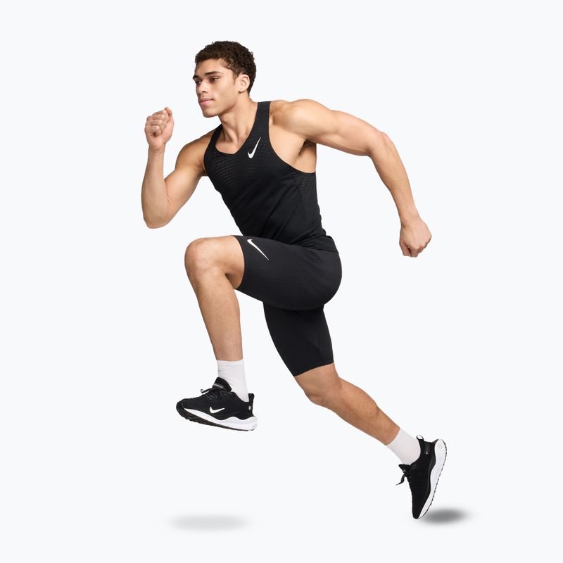 Pánské běžecké šortky Nike AeroSwift Dri-Fit ADV 1/2 Tights black/summit white 2