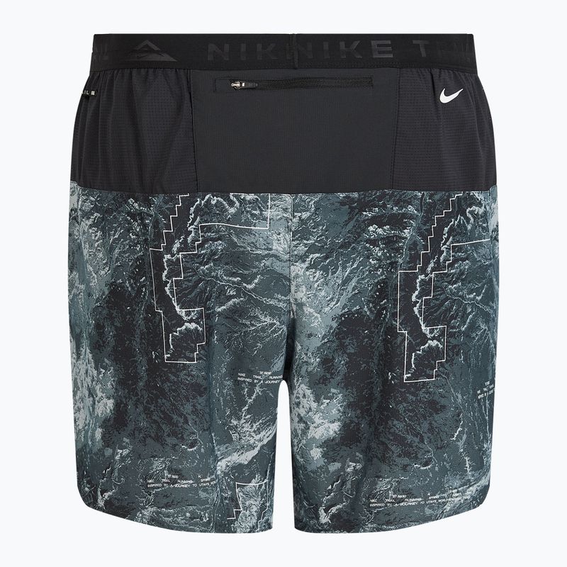 Pánské běžecké šortky Nike Stride Dri-Fit 17" Brief-Lined antracit/černá/summit white 2