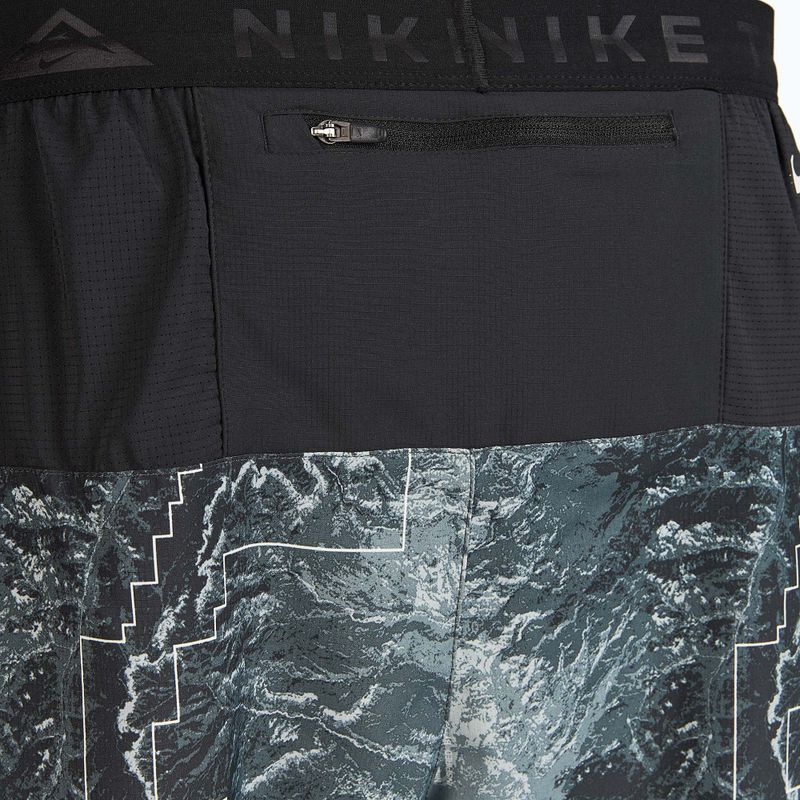 Pánské běžecké šortky Nike Stride Dri-Fit 17" Brief-Lined antracit/černá/summit white 4