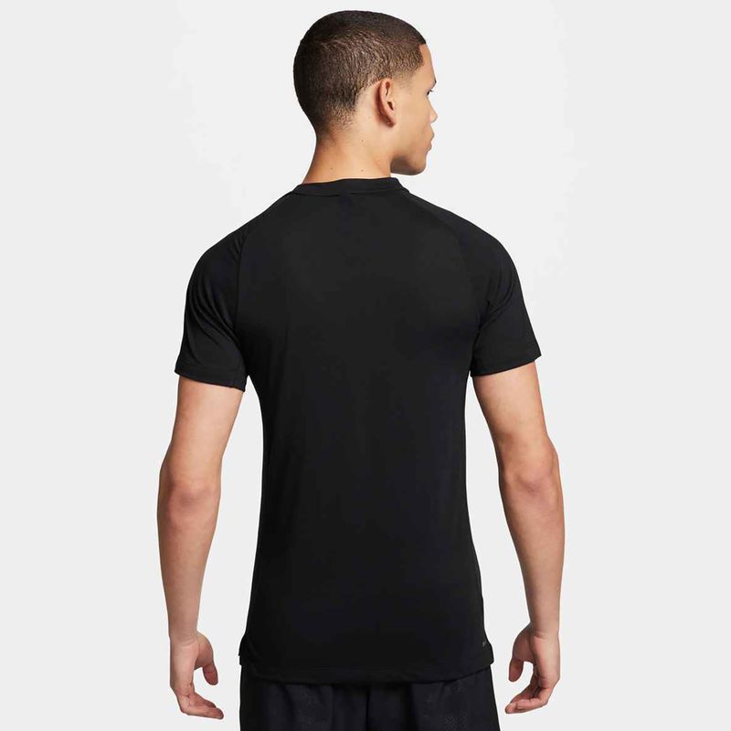 Pánské tenisové tričko Nike Flex Rep Dri-Fit black/white 3