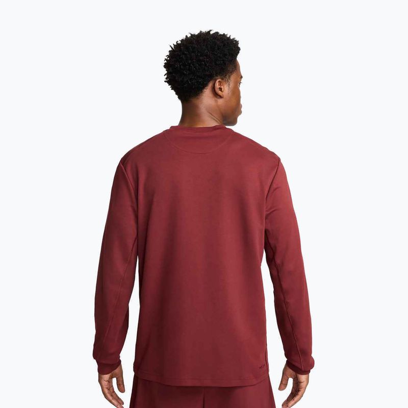 Pánské tričko Longsleeve Nike Primary Dri-Fit Versatile dark team red/dark team red 3