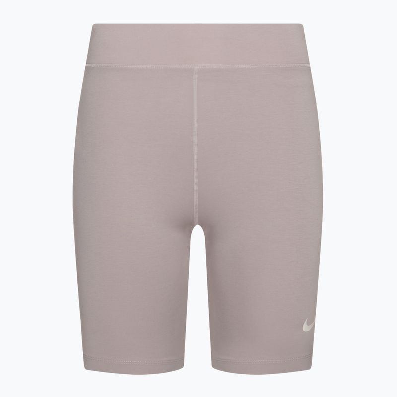 Dámské šortky Nike Sportswear Classic High-Waisted 8" Biker shorts platinum violet/sail