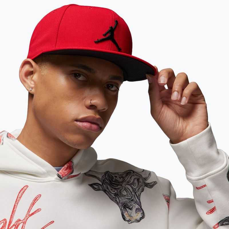 Kšiltovka Jordan Jumpman Pro gym red/black/black 7