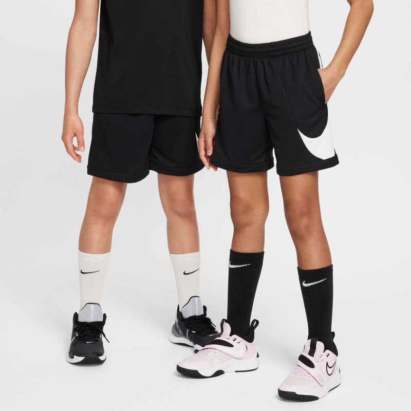Dětské tréninkové šortky Nike Dri-Fit Multi+ black/white/black 5