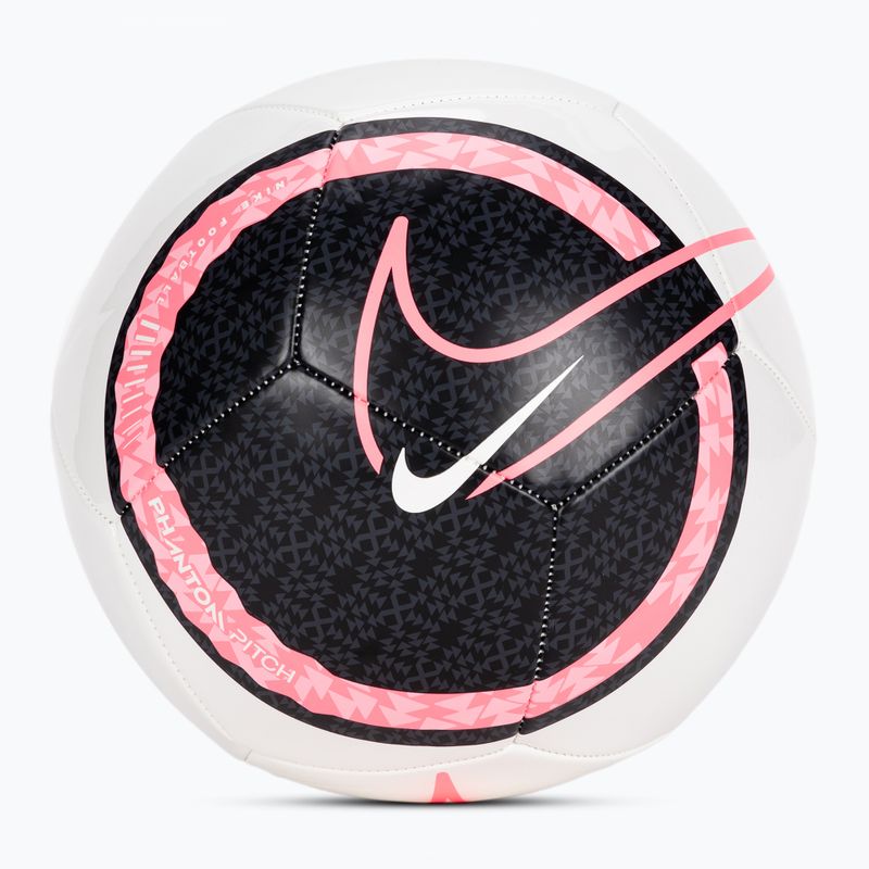 Nike Phantom white/black/sunset pulse fotbal velikost 5