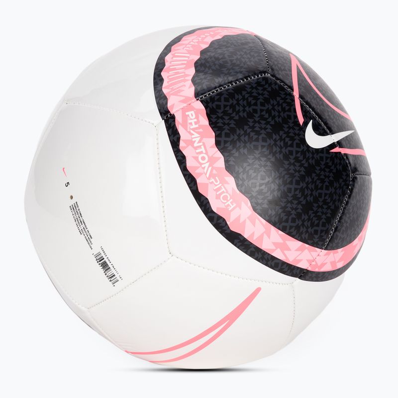 Nike Phantom white/black/sunset pulse fotbal velikost 5 2