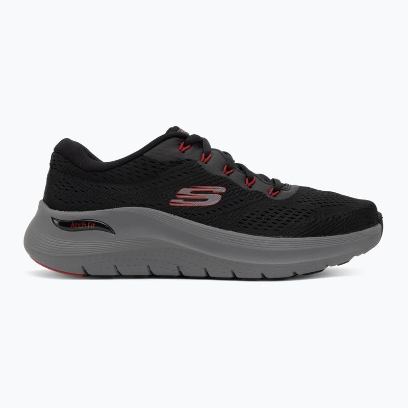 Pánské boty SKECHERS Arch Fit 2.0 black/red 2