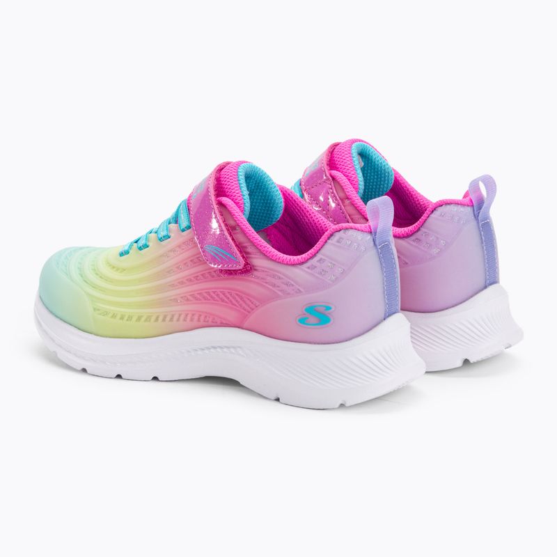 SKECHERS Jumpsters 2.0 Blurred Dreams pink/multi dětské tenisky 3