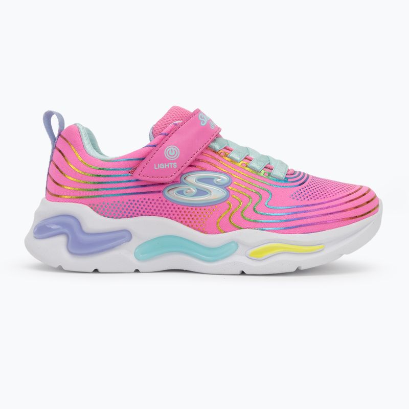 Dětské boty SKECHERS S-Lights Wavy Beams pink/multi 3