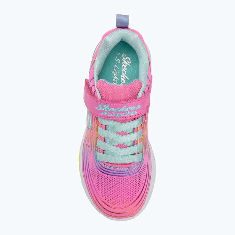 Dětské boty SKECHERS S-Lights Wavy Beams pink/multi 5