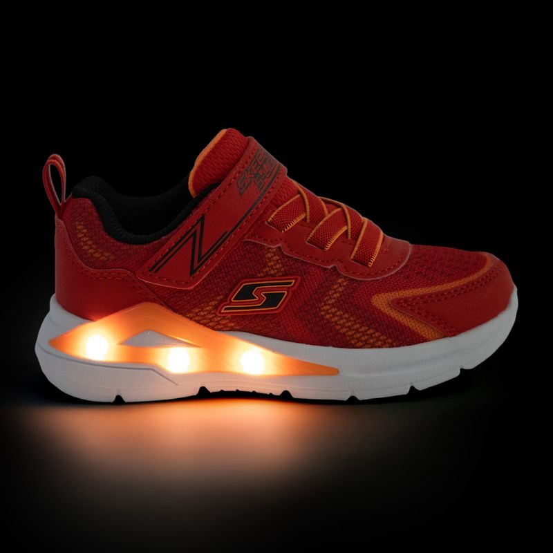Dětské boty SKECHERS S-Lights Tri-Namics red/orange 8