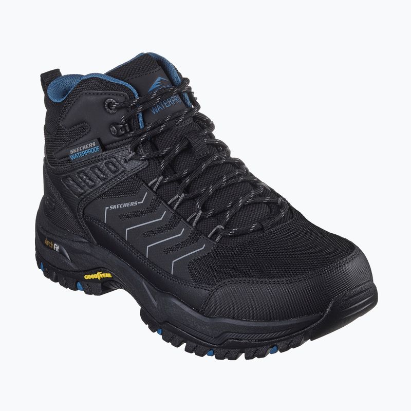 SKECHERS Arch Fit Dawson Raveno černá pánská treková obuv 7