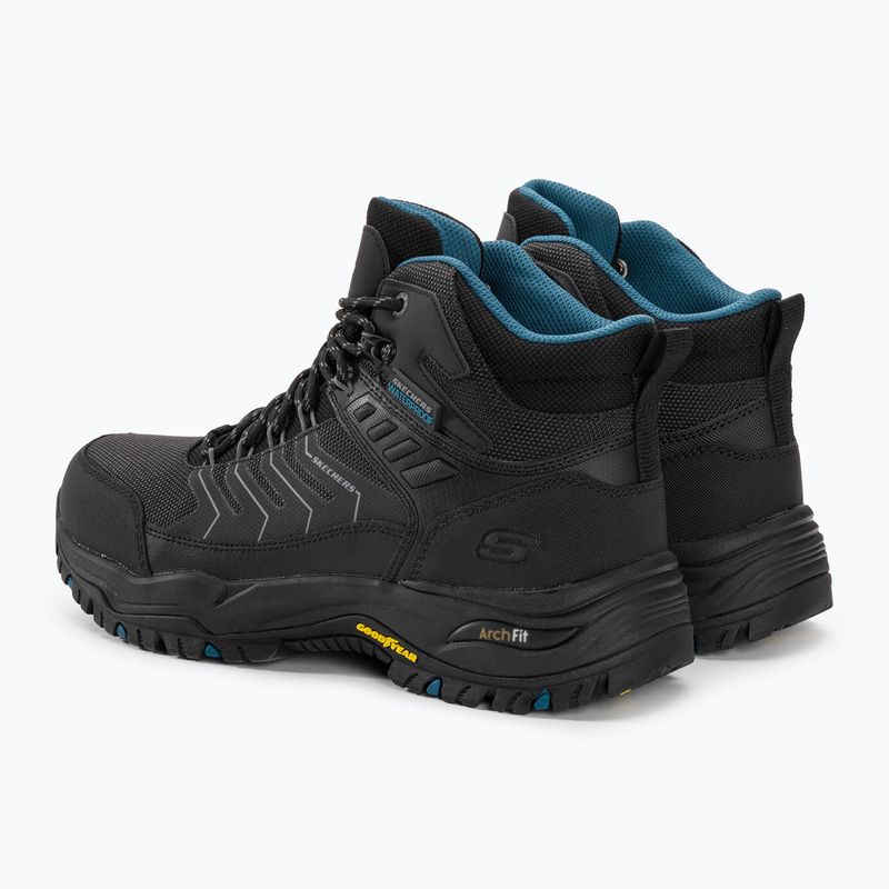 SKECHERS Arch Fit Dawson Raveno černá pánská treková obuv 3