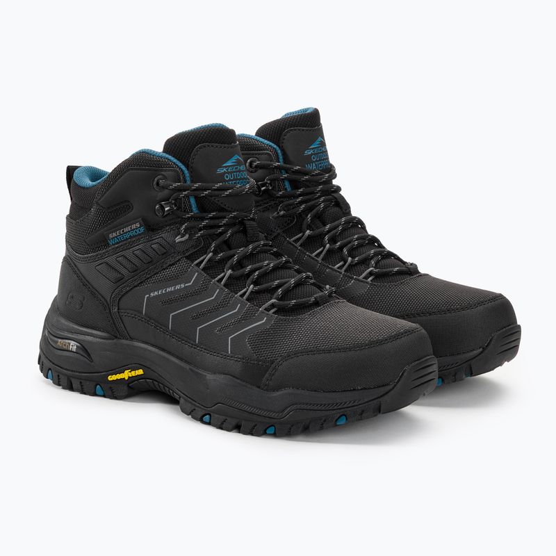 SKECHERS Arch Fit Dawson Raveno černá pánská treková obuv 4