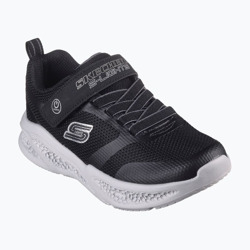 Dětská tréninková obuv SKECHERS Skechers Meteor-Lights black/grey 8