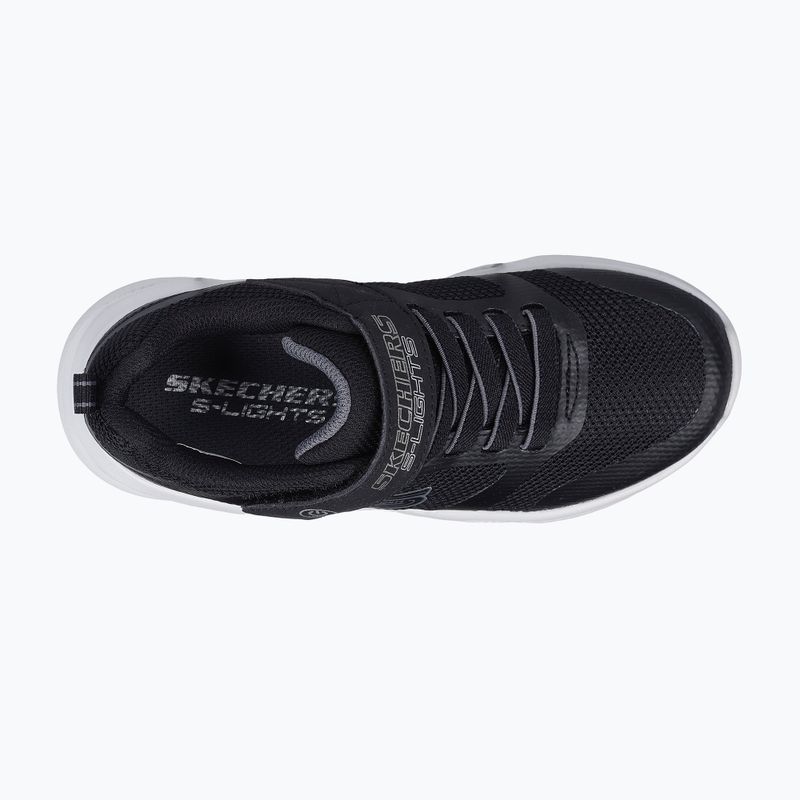 Dětská tréninková obuv SKECHERS Skechers Meteor-Lights black/grey 12