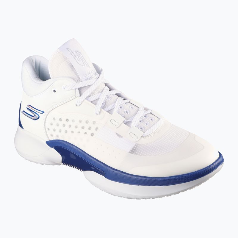 Pánské basketbalové boty  SKECHERS SKX Resagrip white/blue 8