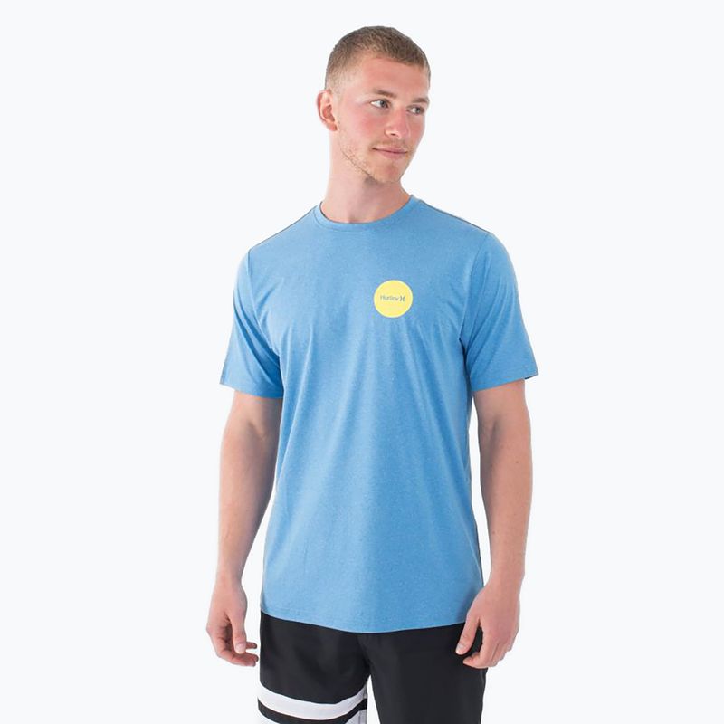 Pánské tričko Hurley Everyday Hybrid Upf kingdom blue heather