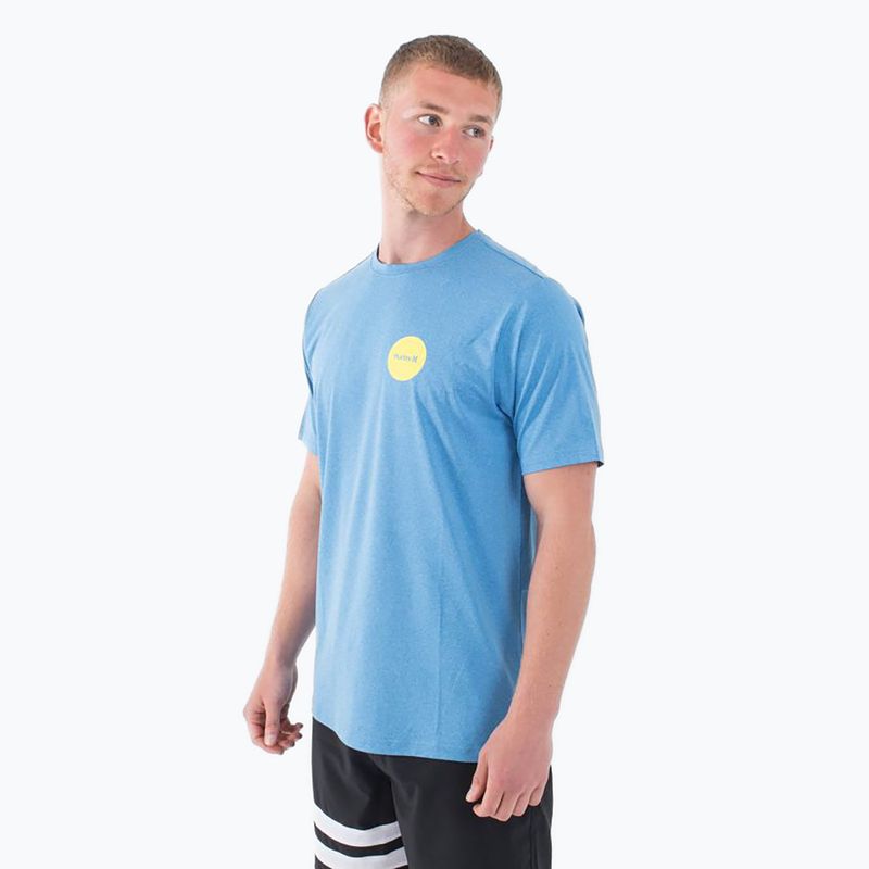 Pánské tričko Hurley Everyday Hybrid Upf kingdom blue heather 3