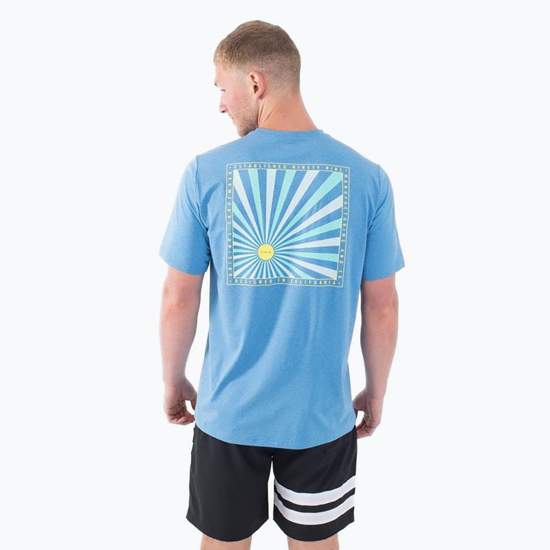 Pánské tričko Hurley Everyday Hybrid Upf kingdom blue heather 4