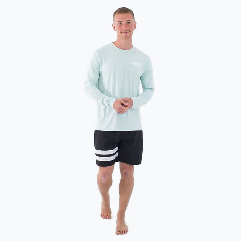 Pánské tričko Longsleeve Hurley Everyday Hybrid Upf brown kelp  2