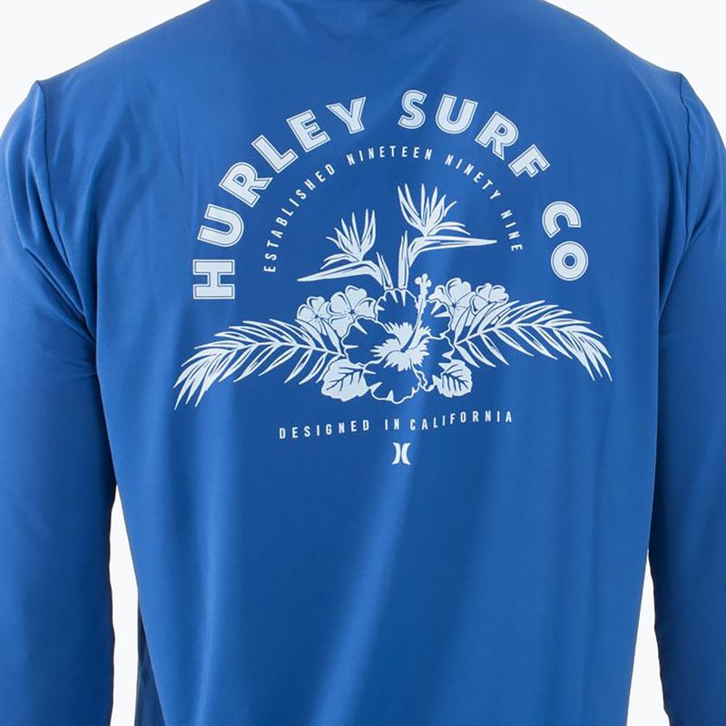 Pánské tričko Longsleeve Hurley Everyday Hybrid Upf abyssal  6