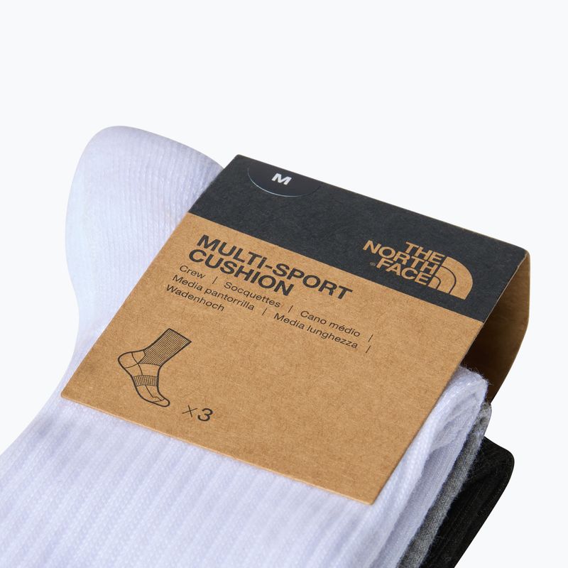 Trekingové ponožky The North Face Multi Sport Cush Crew Sock 3 páry black 3