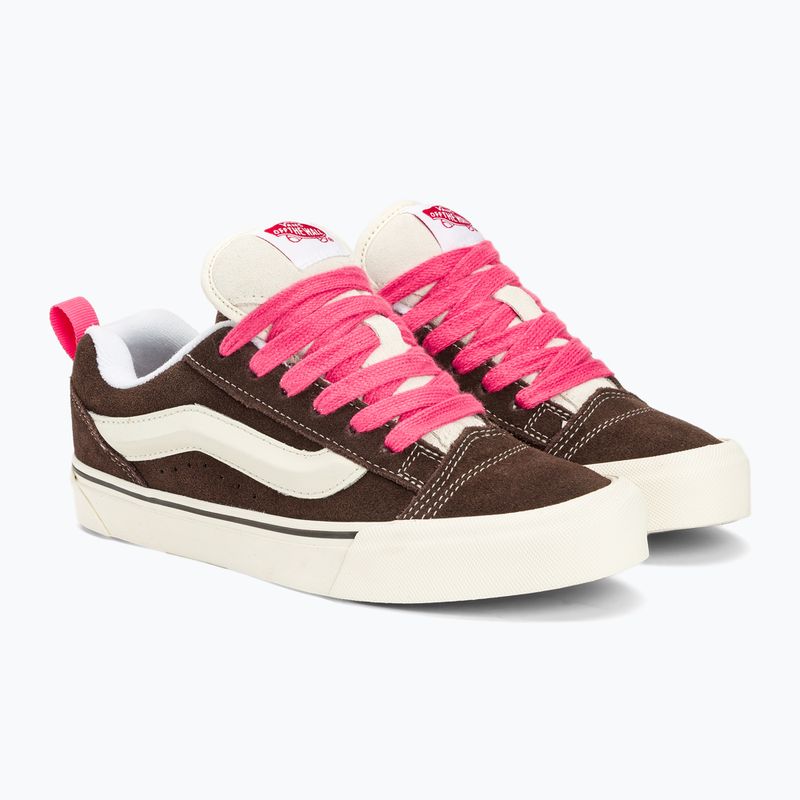 Boty Vans Knu Skool brown/true white 4