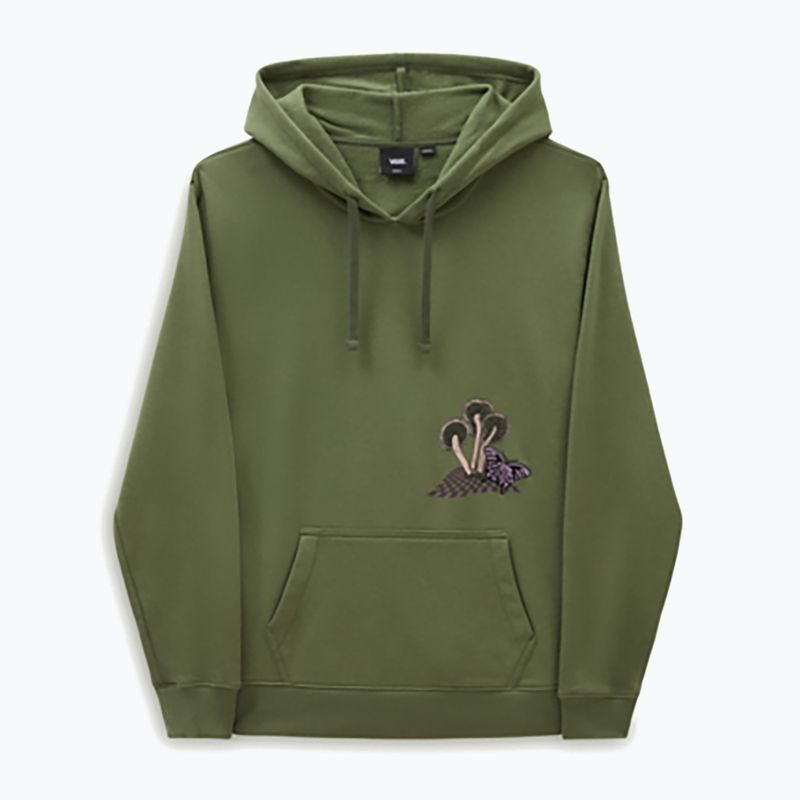 Dámská mikina  Vans Dazed Strange Bff Hoodie olivine
