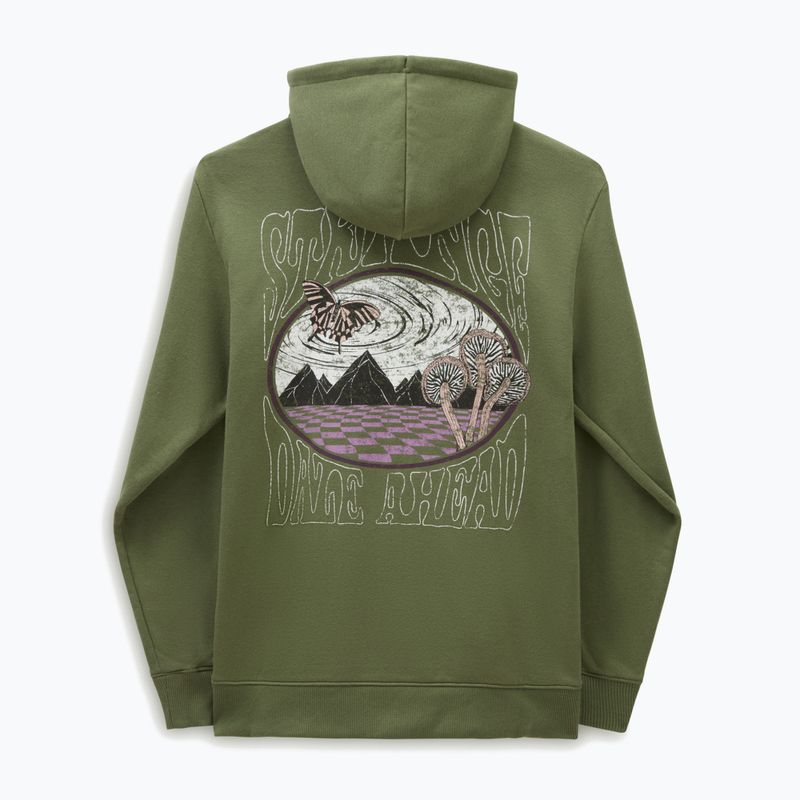 Dámská mikina  Vans Dazed Strange Bff Hoodie olivine 2