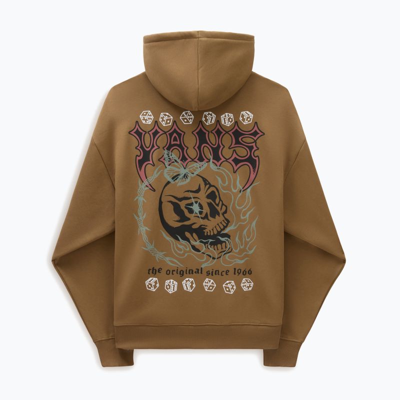 Dámská mikina  Vans Skull Os Hoodie otter 2