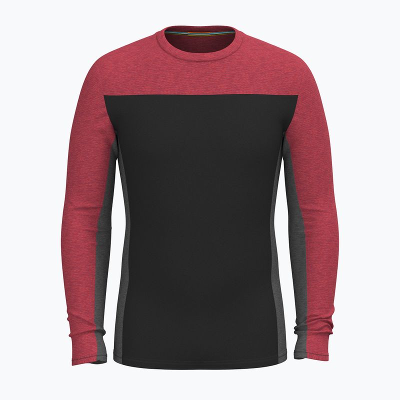 Pánská termoakční mikina Smartwool Classic Thermal Merino Base Layer Colorblock Crew Boxed  3