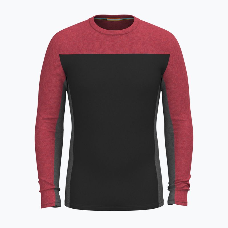 Pánské termo tričko longsleeve Smartwool Classic Thermal Merino Base Layer Colorblock Crew black 3