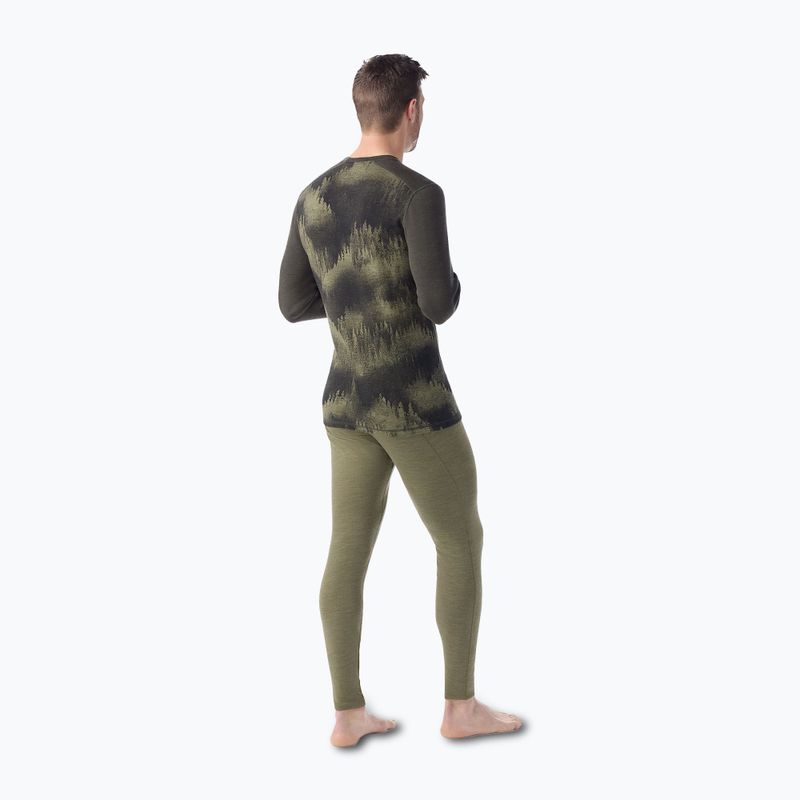 Pánská termoakční mikina Smartwool Merino 250 Baselayer Crew Boxed north woods foggy pines 2