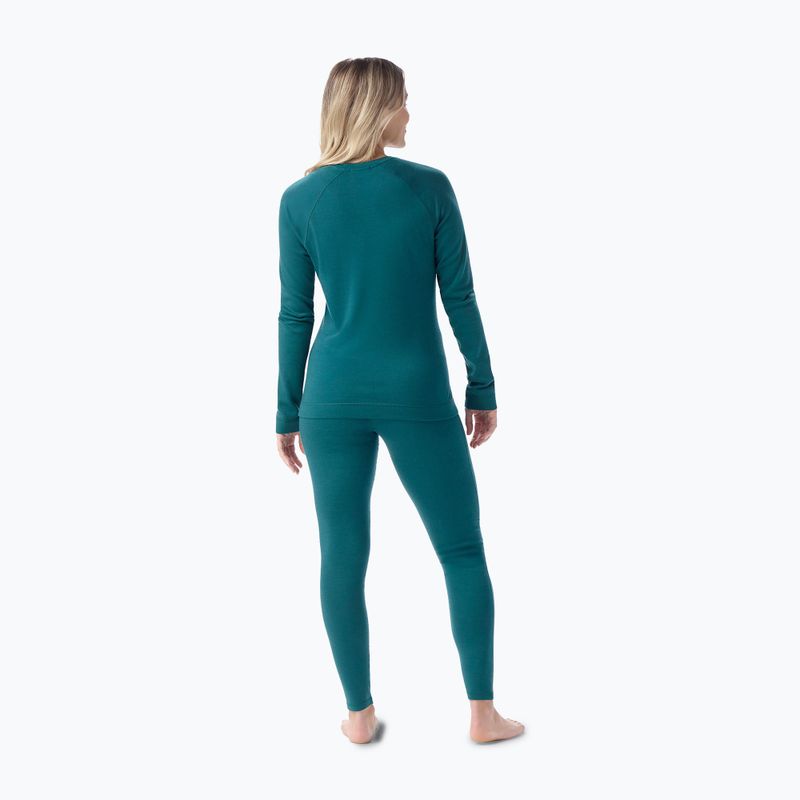 Dámská termoakční mikina Smartwool Merino 250 Baselayer Crew Boxed emerald green 2