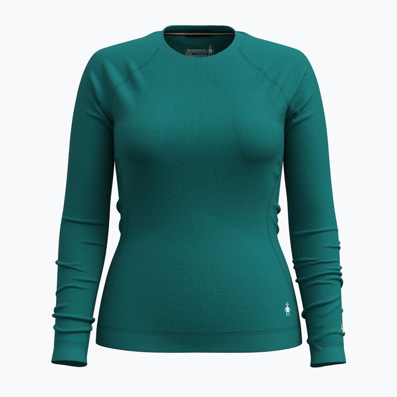 Dámská termoakční mikina Smartwool Merino 250 Baselayer Crew Boxed emerald green 3