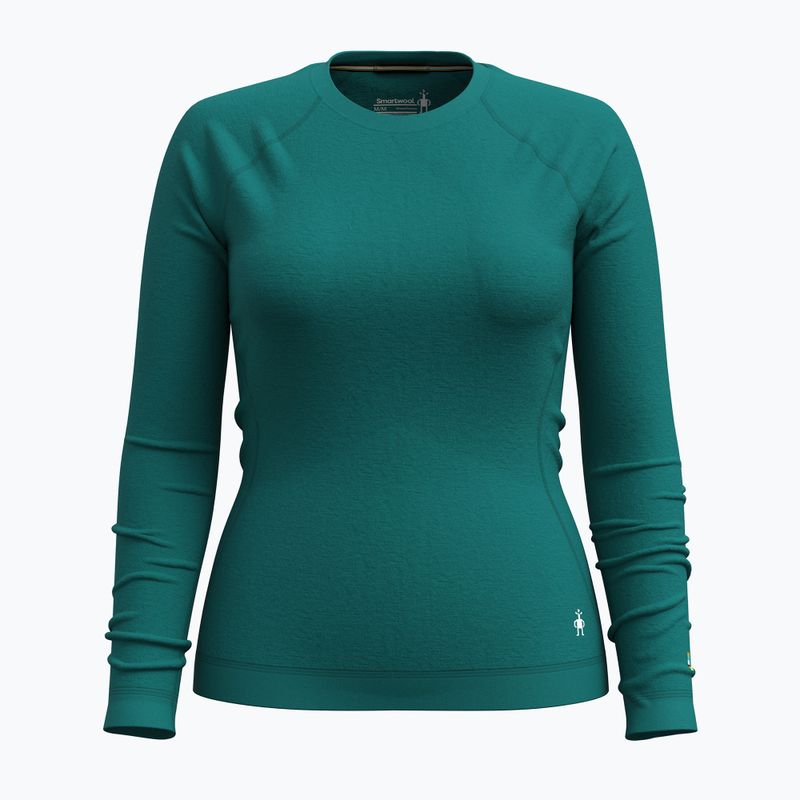 Dámské termo tričko longsleeve Smartwool Merino 250 Baselayer Crew Boxed emerald green 3