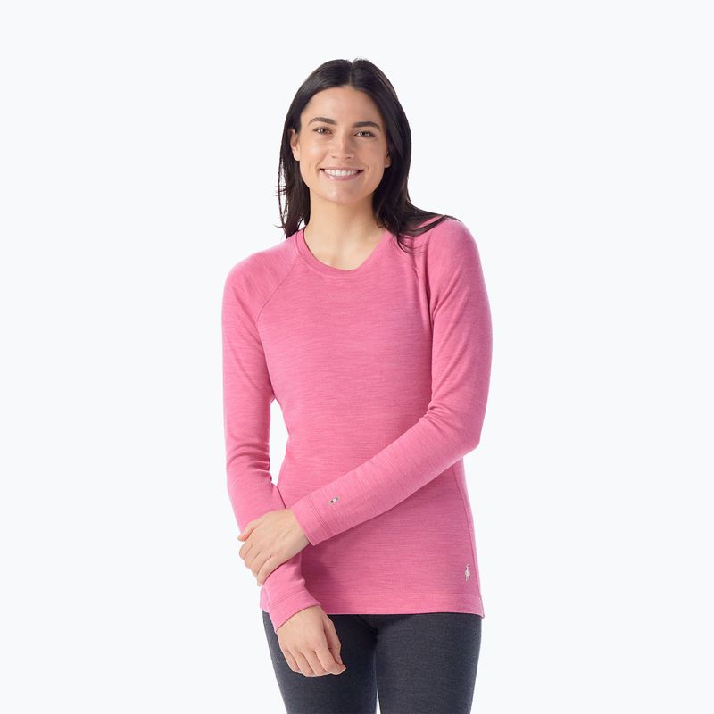 Dámské termo tričko longsleeve Smartwool Merino 250 Baselayer Crew Boxed garden pink heather