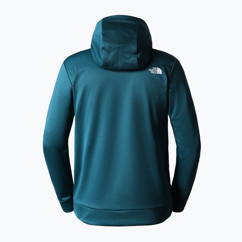 Pánská mikina  The North Face Reaxion Fleece P/O Hoodie midnight petrol dark heather 5