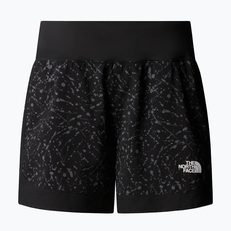 Dámské běžecké šortky The North Face Sunriser 4" tnf black traverse print