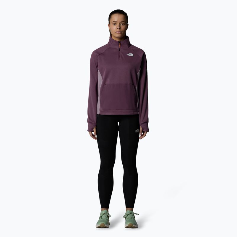 Dámská mikina  The North Face Mountain Athletics Fleece 1/4 Zip midnight mauve/ purple chalk 2